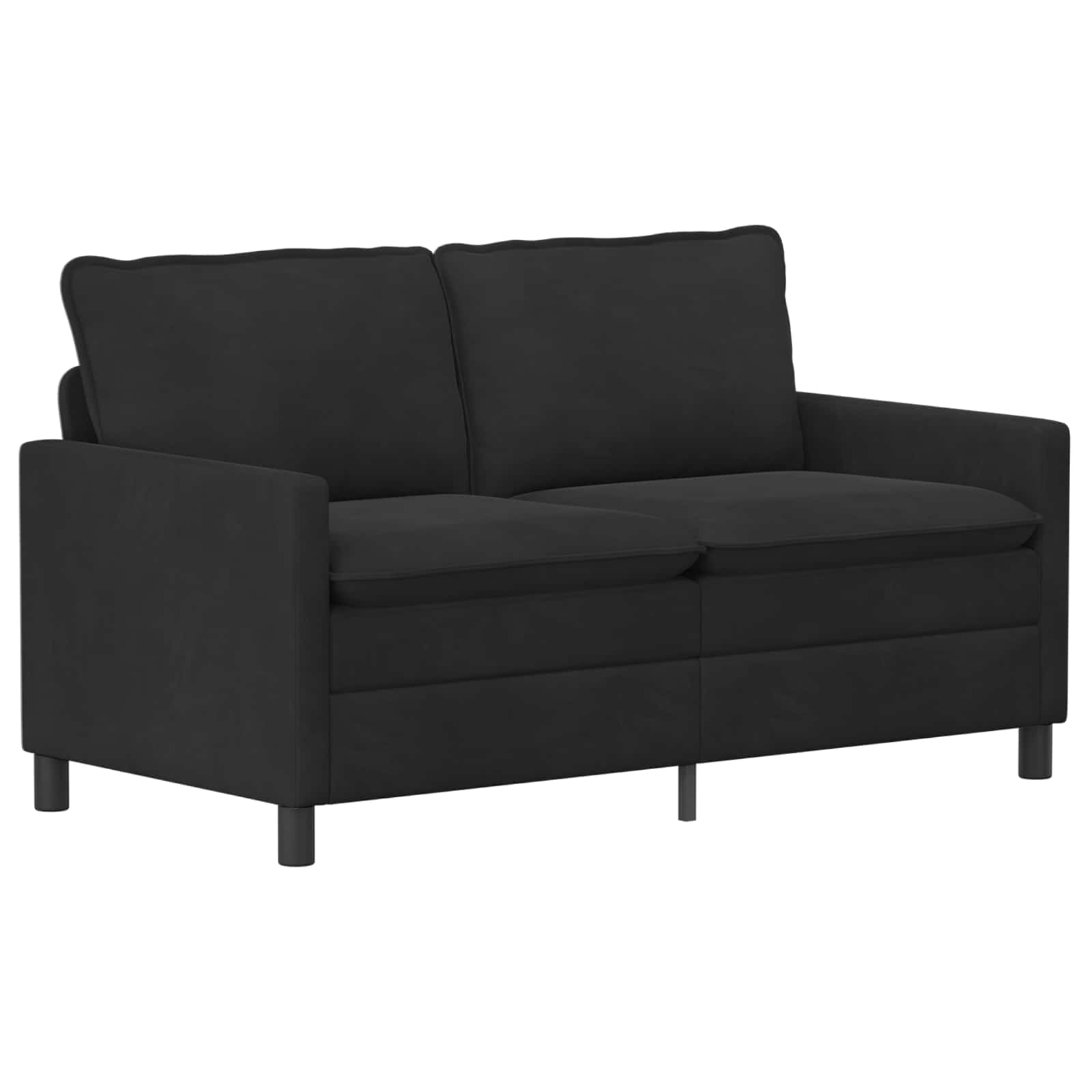 Set di divani 2 pcs Nero Velluto | homemem39