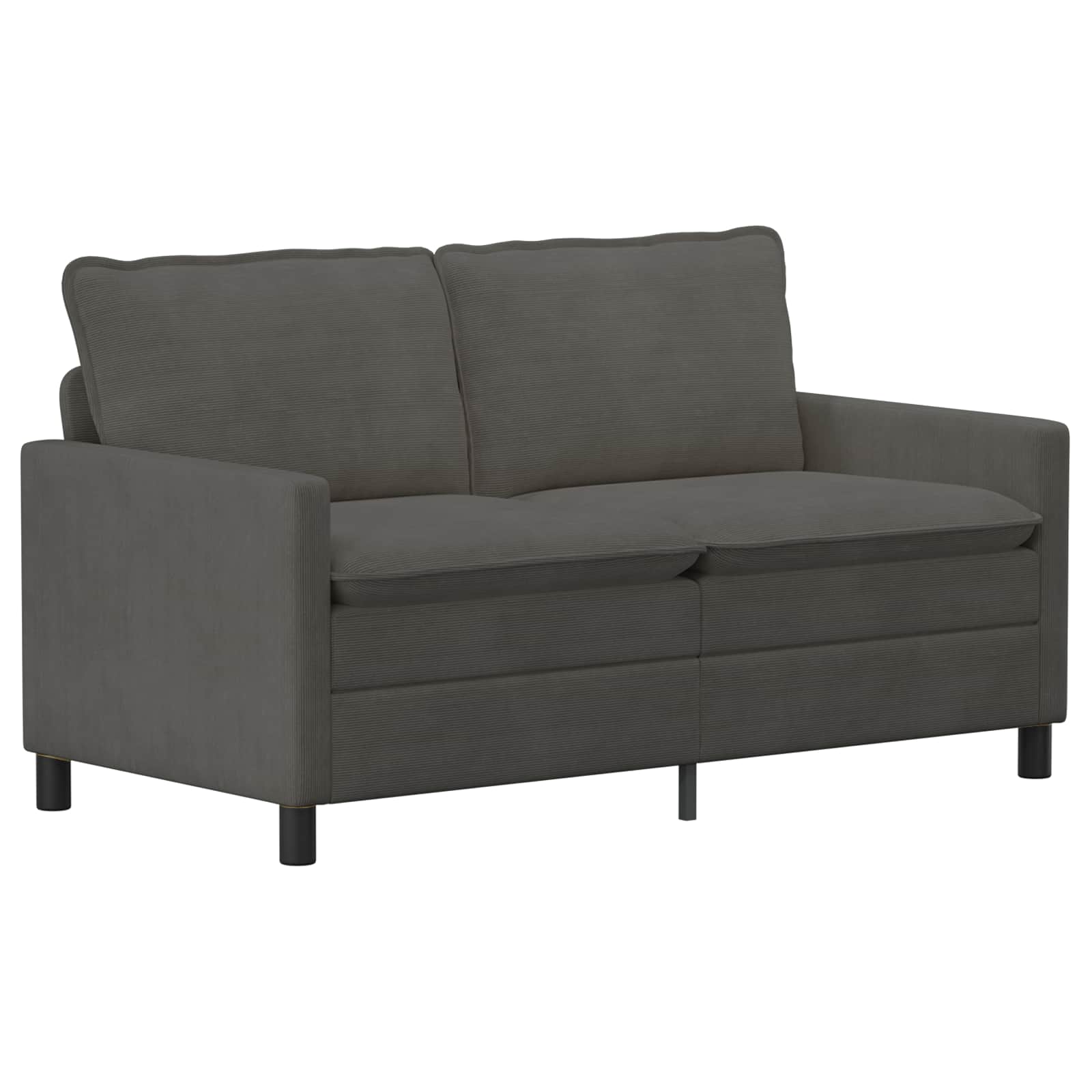 Set di divani 2 pcs Grigio Scuro Tessuto | homemem39