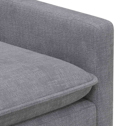 Set di divani 2 pcs Grigio Chiaro Poliestere | homemem39