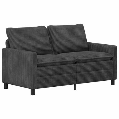 Set di divani 2 pcs Grigio Scuro Poliestere | homemem39