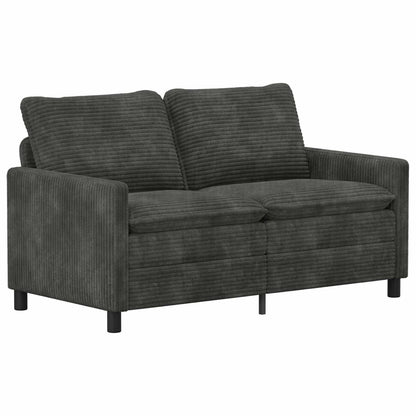 Set di divani 2 pcs Antracite Poliestere
