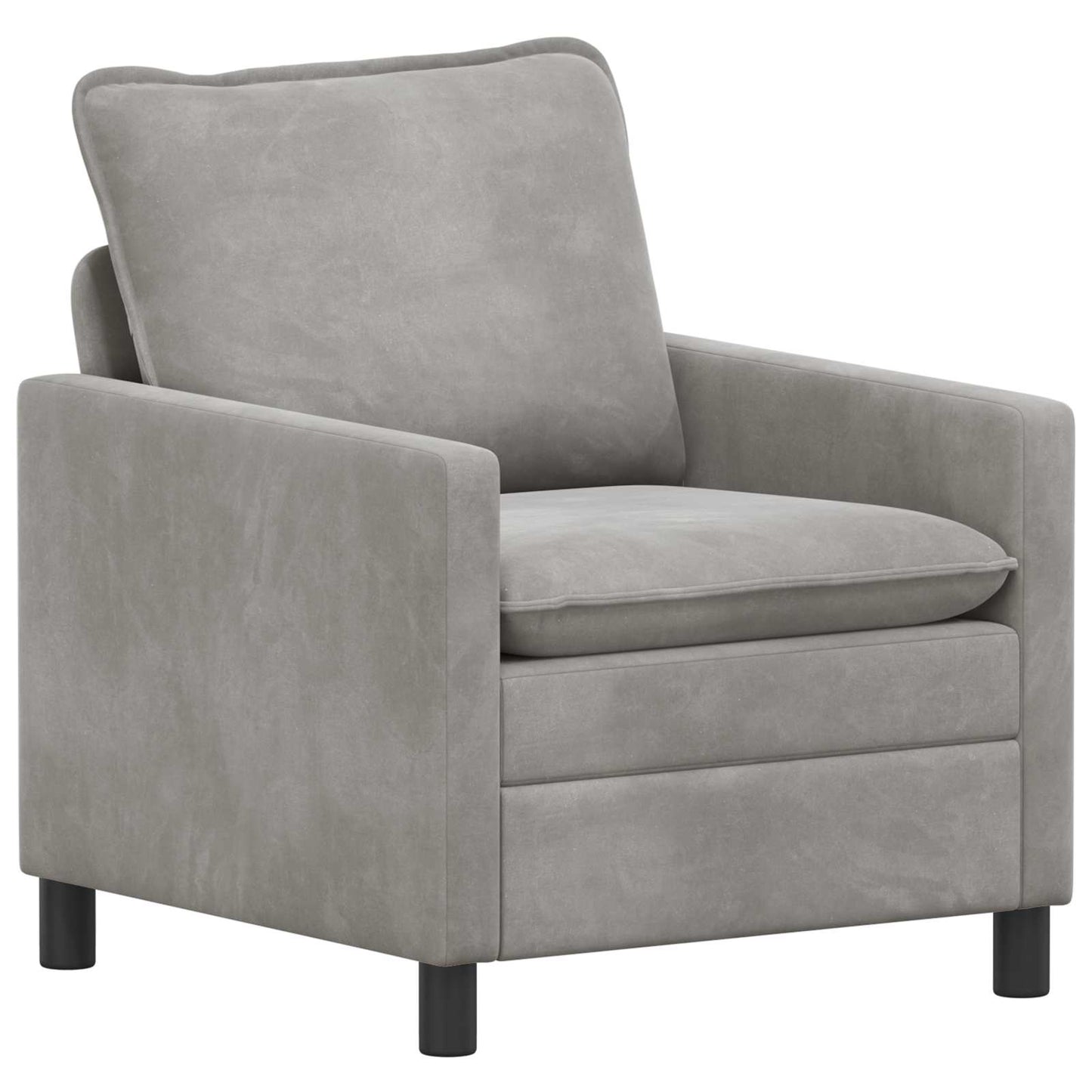 Set di divani 2 pcs Grigio Chiaro Velluto | homemem39