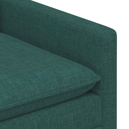 Set di divani 2 pz Verde Scuro Tessuto | homemem39