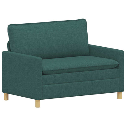 Set di divani 2 pz Verde Scuro Tessuto | homemem39
