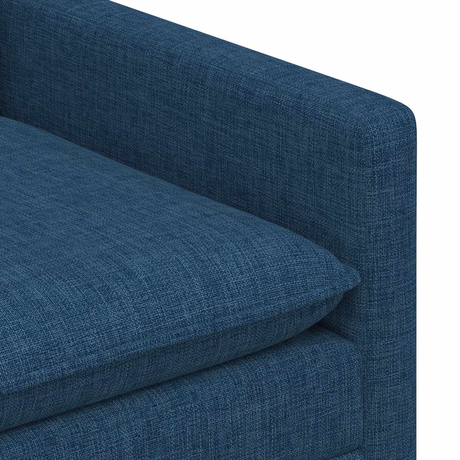 Set di divani 2 pz Blu Tessuto | homemem39