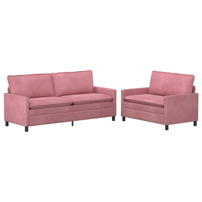 Set di divani 2 pcs Rosa Velluto | homemem39