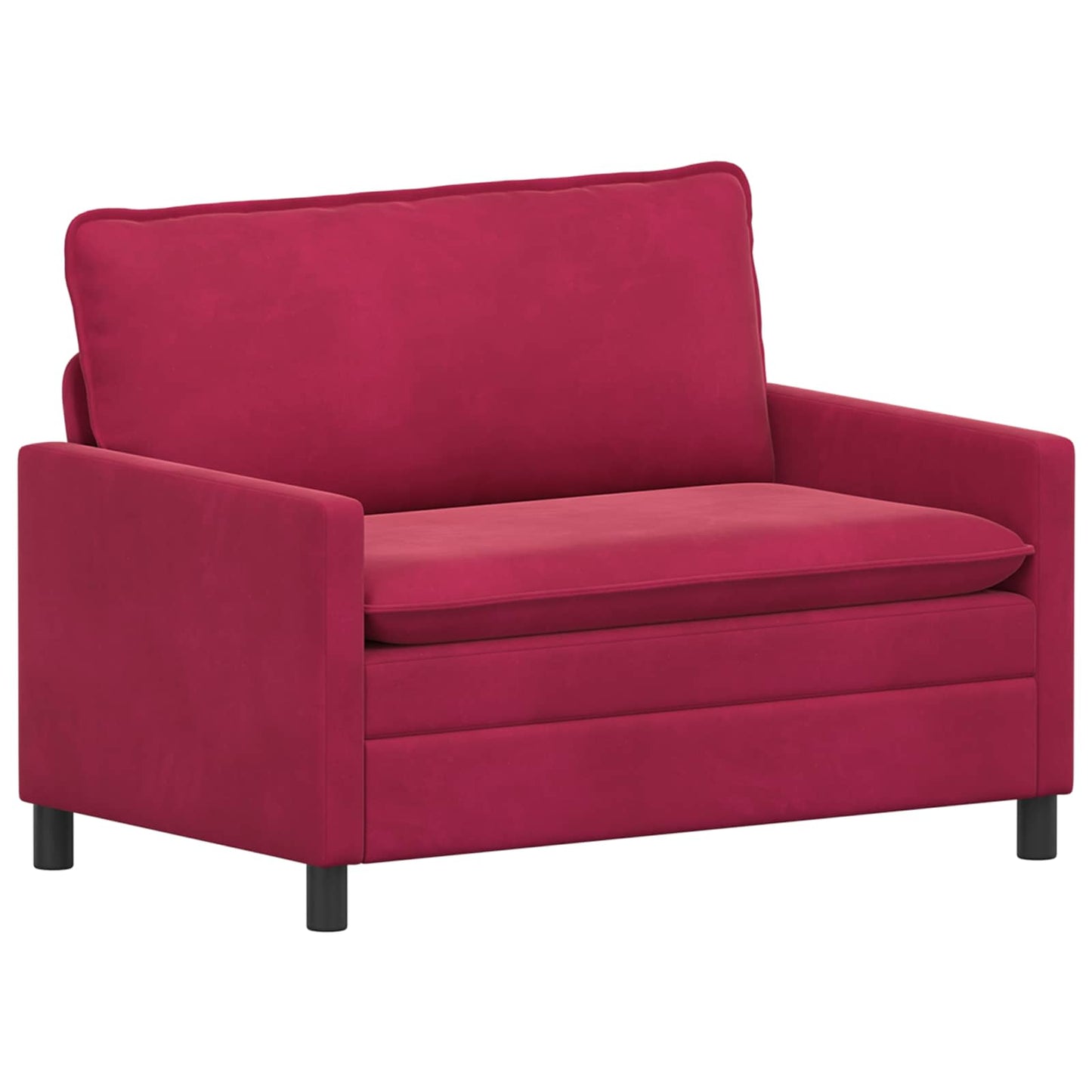 Set di divani 2 pcs Rosso Vino Velluto | homemem39