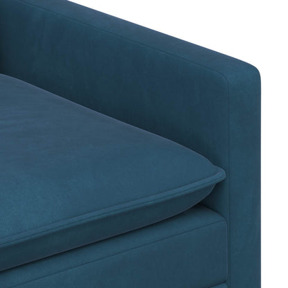 Set di divani 2 pcs Blu Velluto | homemem39