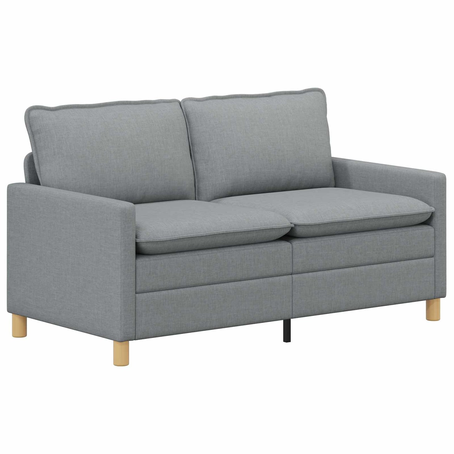 Set di divani 2 pz Grigio Chiaro Tessuto | homemem39
