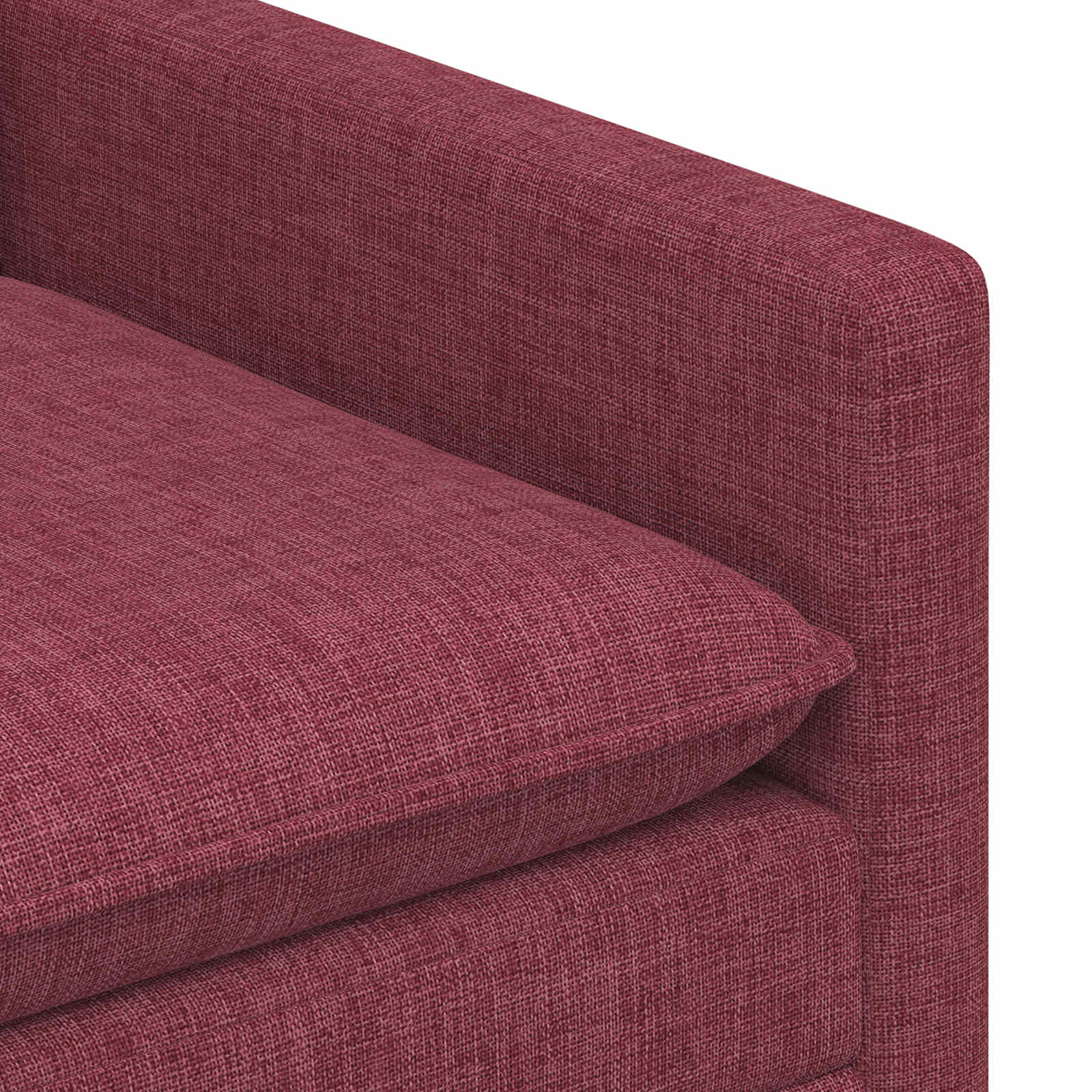 Set di divani 2 pz Rosso Vino Tessuto | homemem39