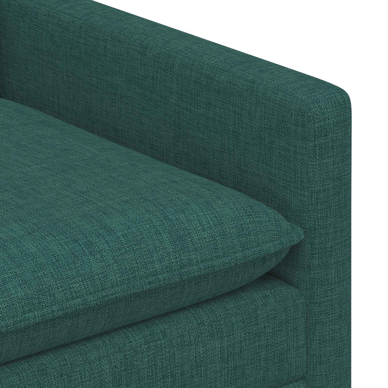 Set di divani 2 pz Verde Scuro Tessuto | homemem39