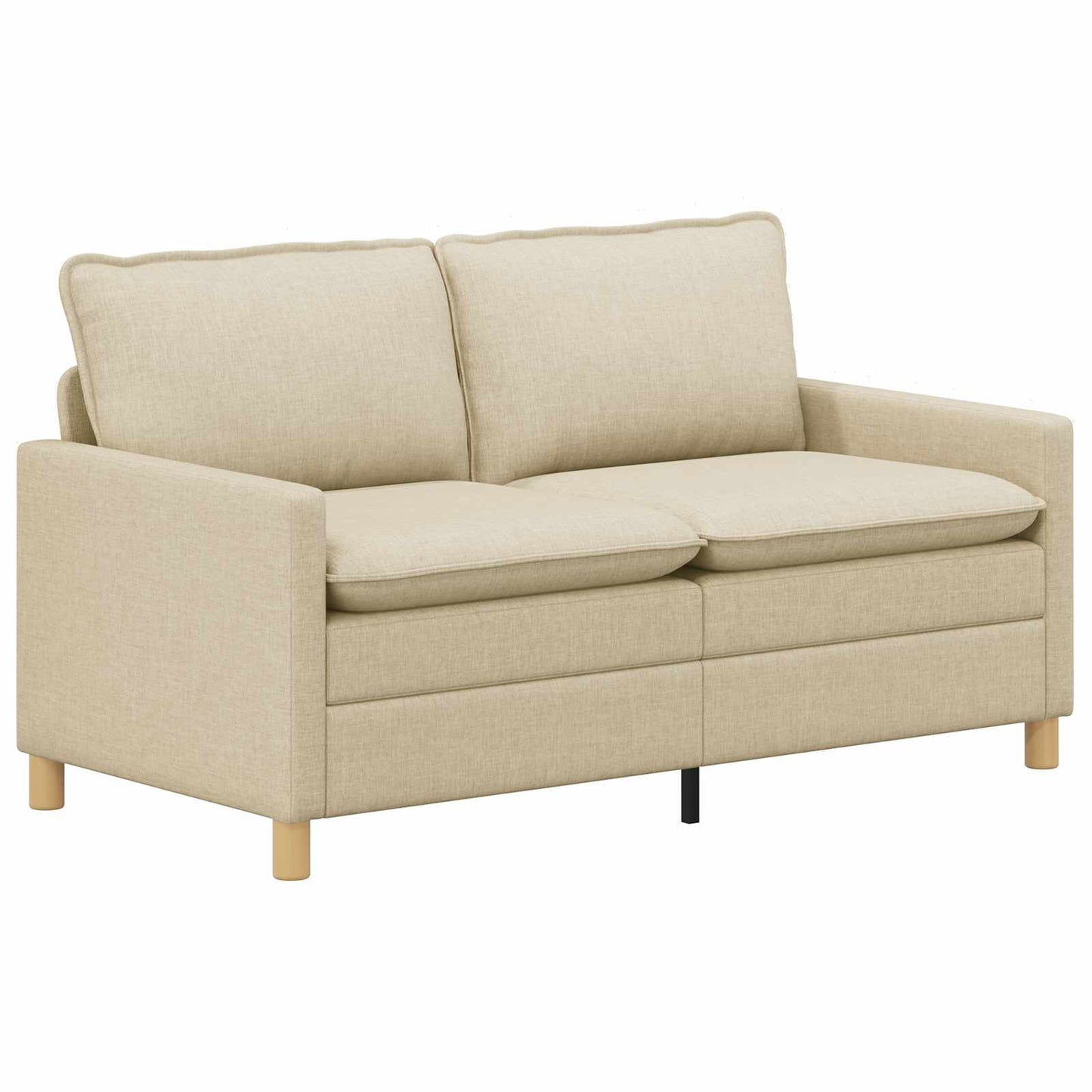 Set di divani 2 pz Crema Tessuto | homemem39