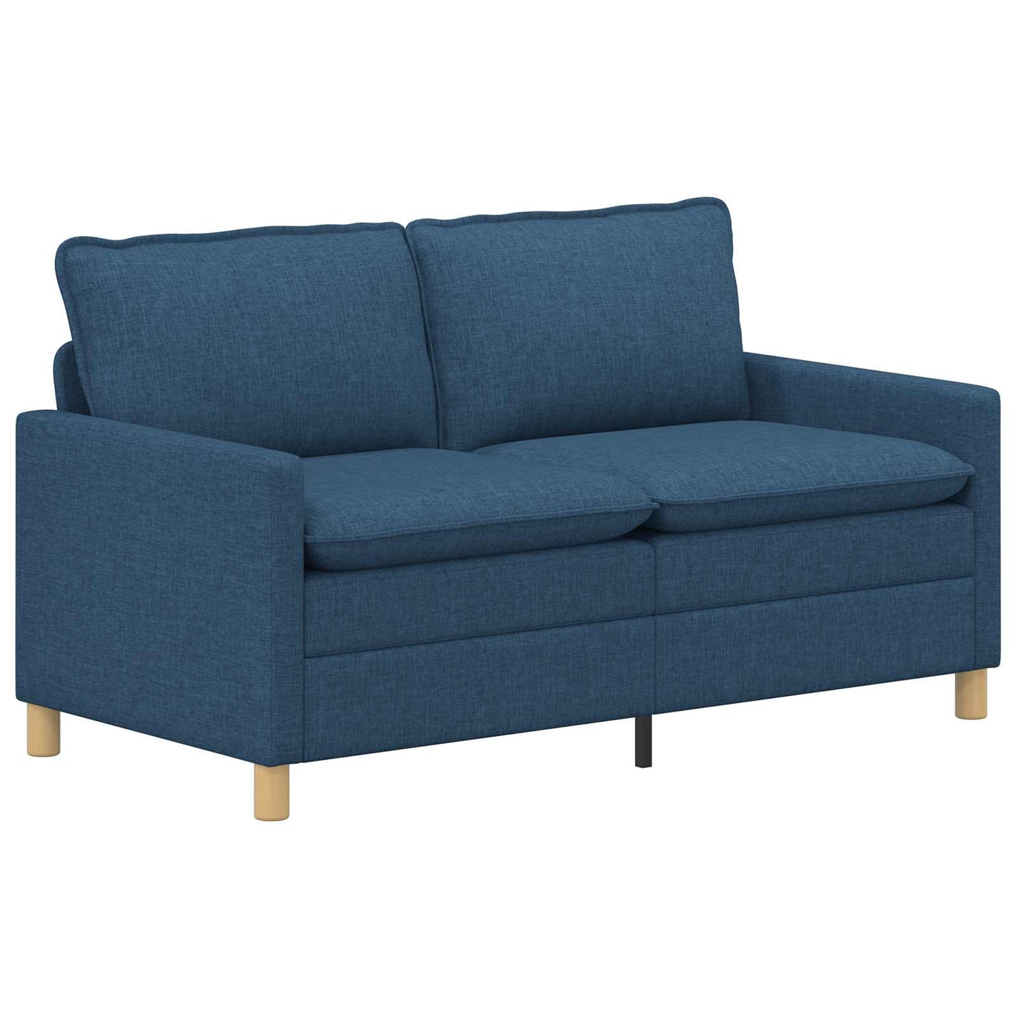Set di divani 2 pz Blu Tessuto | homemem39