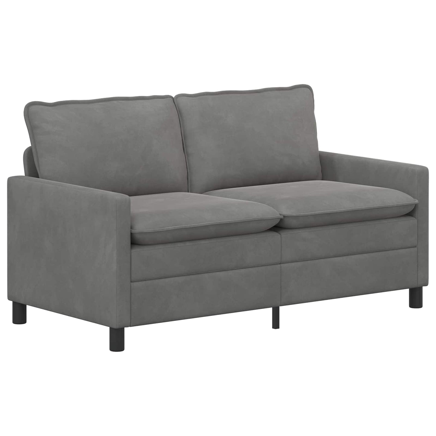 Set di divani 2 pcs Grigio Scuro Velluto | homemem39