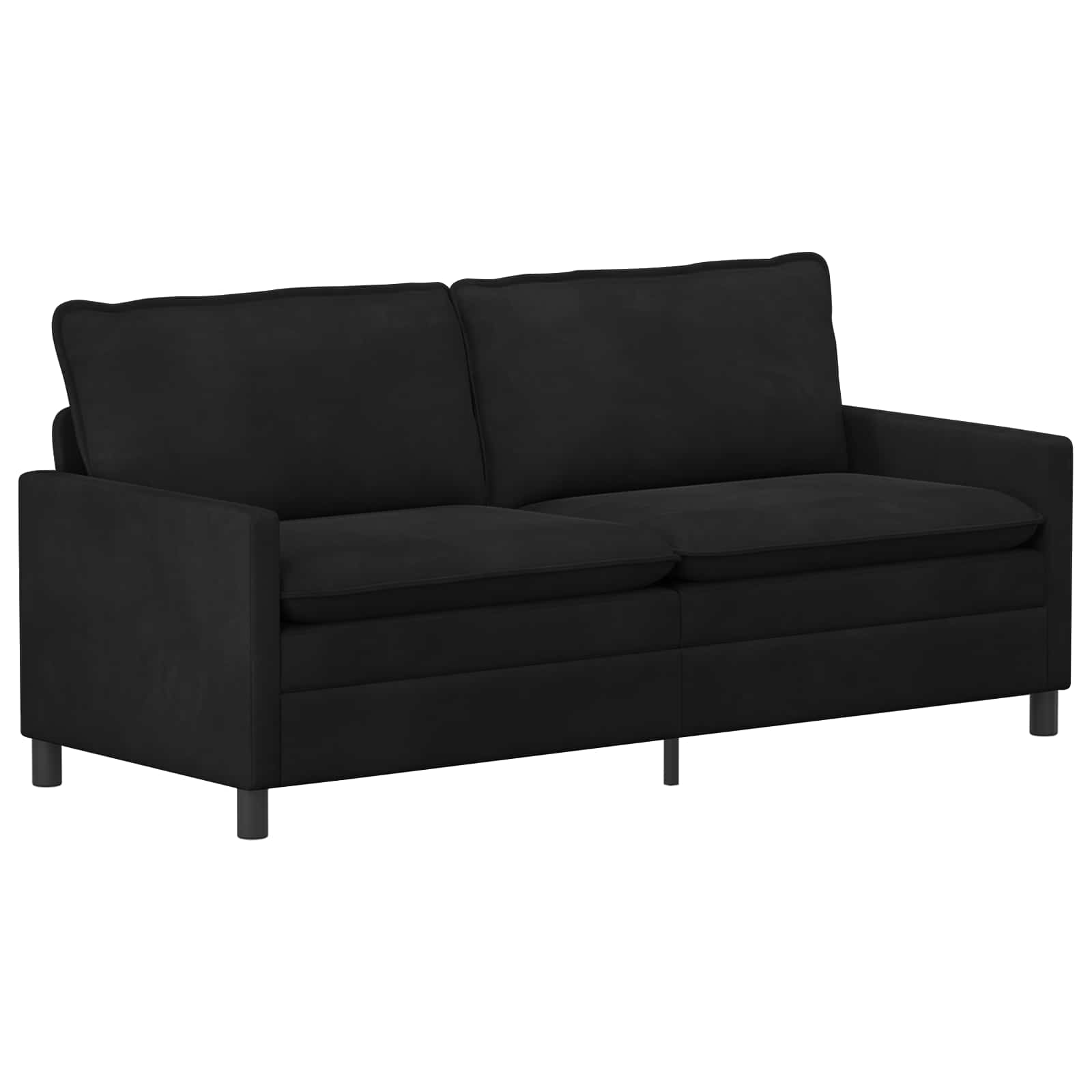 Set di divani 2 pcs Nero Velluto | homemem39