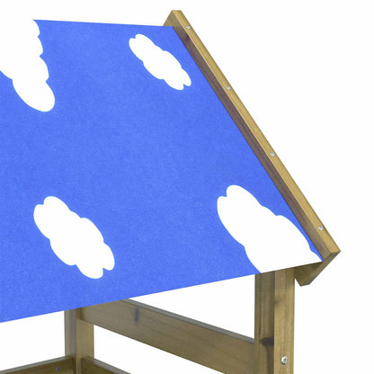 Torre da Gioco Marrone Legno Impregnato Solido