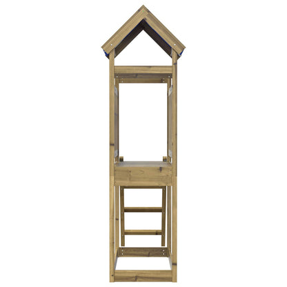 Torre da Gioco Marrone Legno Impregnato Solido | homemem39