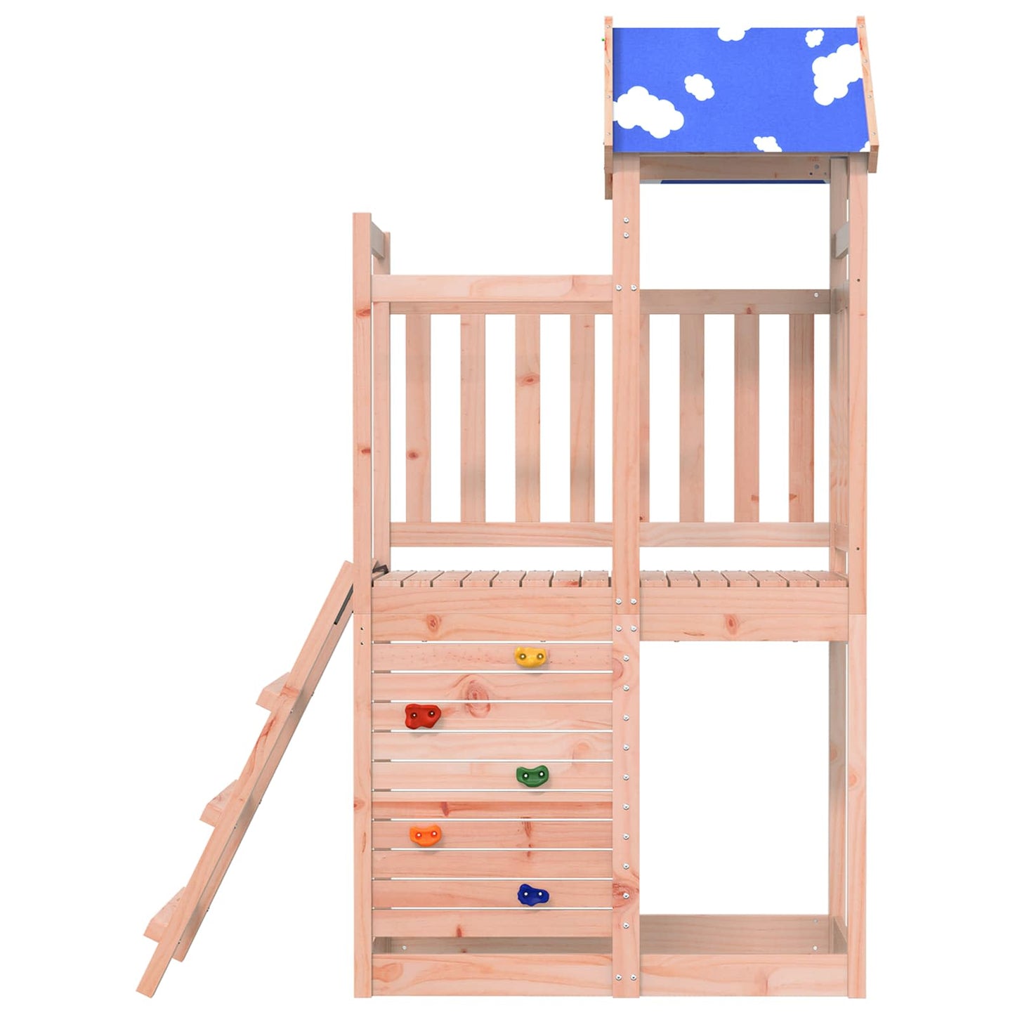 Torre da Gioco Marrone Legno Douglas Solido