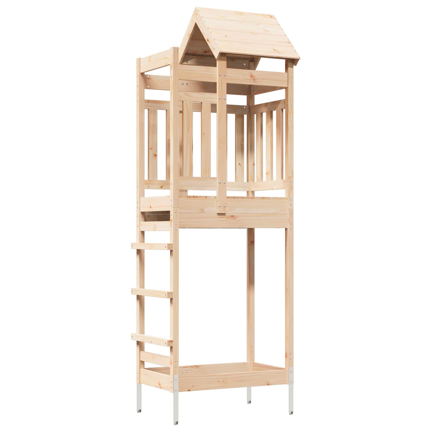Torre da Gioco Marrone 52,5 x 85 x 238 cm Pino massello | homemem39
