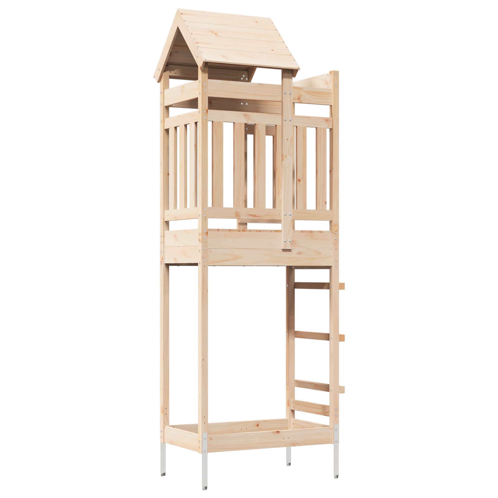 Torre da Gioco Marrone 52,5 x 85 x 238 cm Pino massello | homemem39