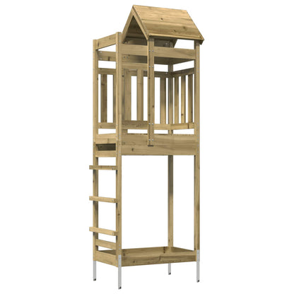 Torre da Gioco Marrone Legno Impregnato Solido | homemem39