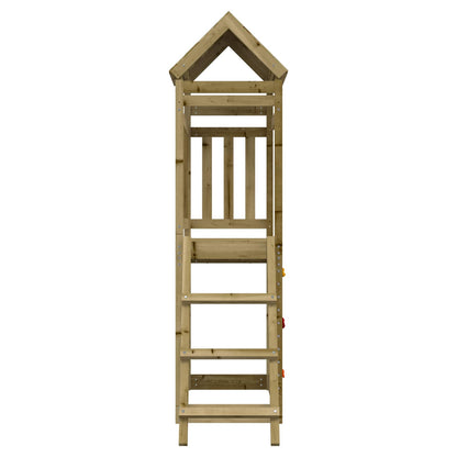 Torre da Gioco Marrone Legno Massello Impregnato