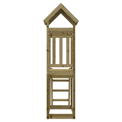 Torre da Gioco Marrone Legno Massello Impregnato