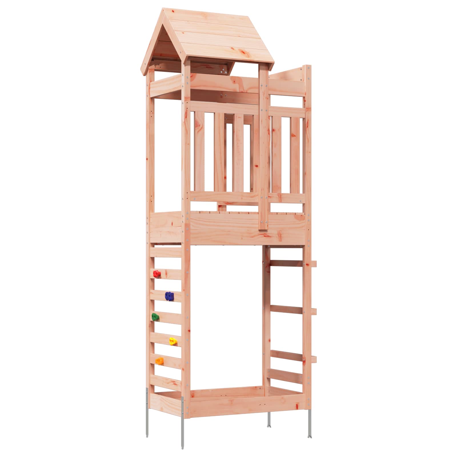 Torre da Gioco Marrone 52,5 x 85 x 238 cm Legno Douglas Solido | homemem39