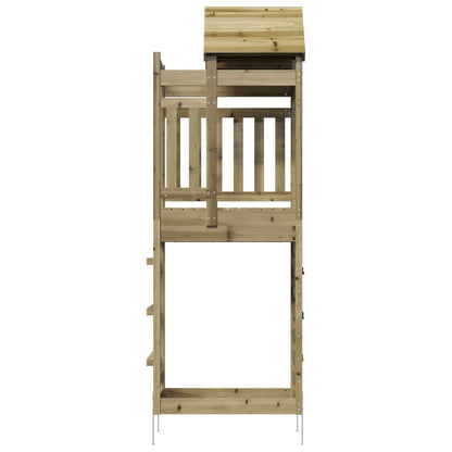 Torre da Gioco Marrone Legno Impregnato Solido | homemem39