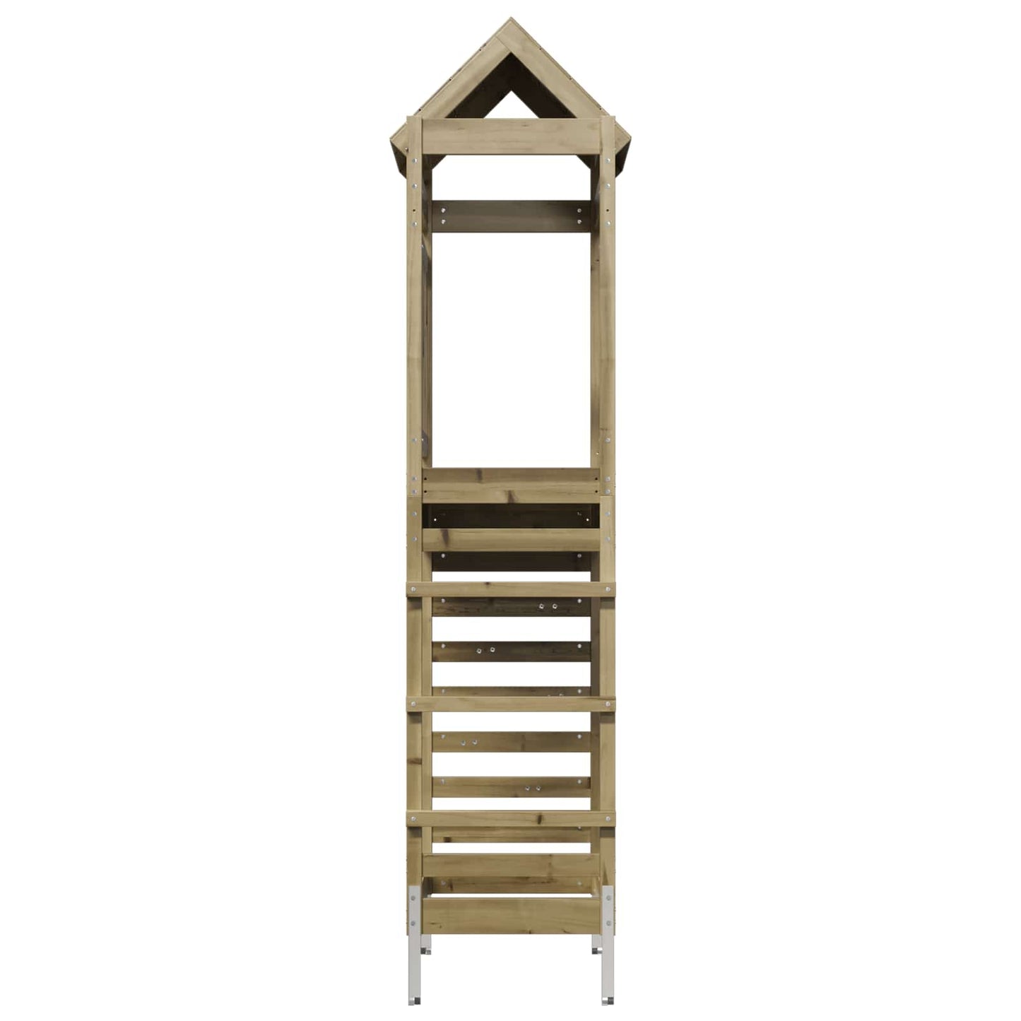 Torre da Gioco Marrone Legno Impregnato Solido | homemem39