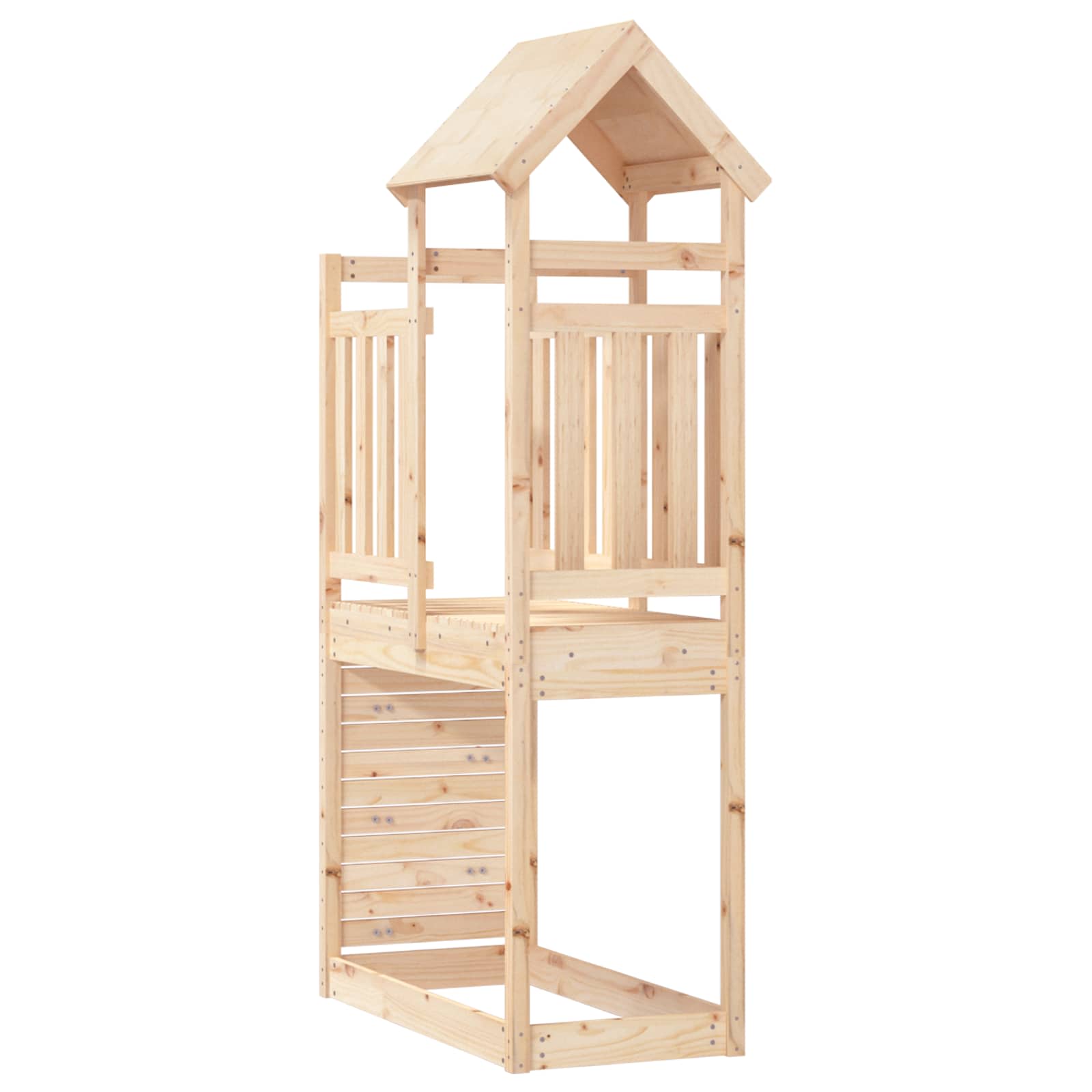 Torre da Gioco Marrone 53 x 110,5 x 214 cm Pino massello | homemem39