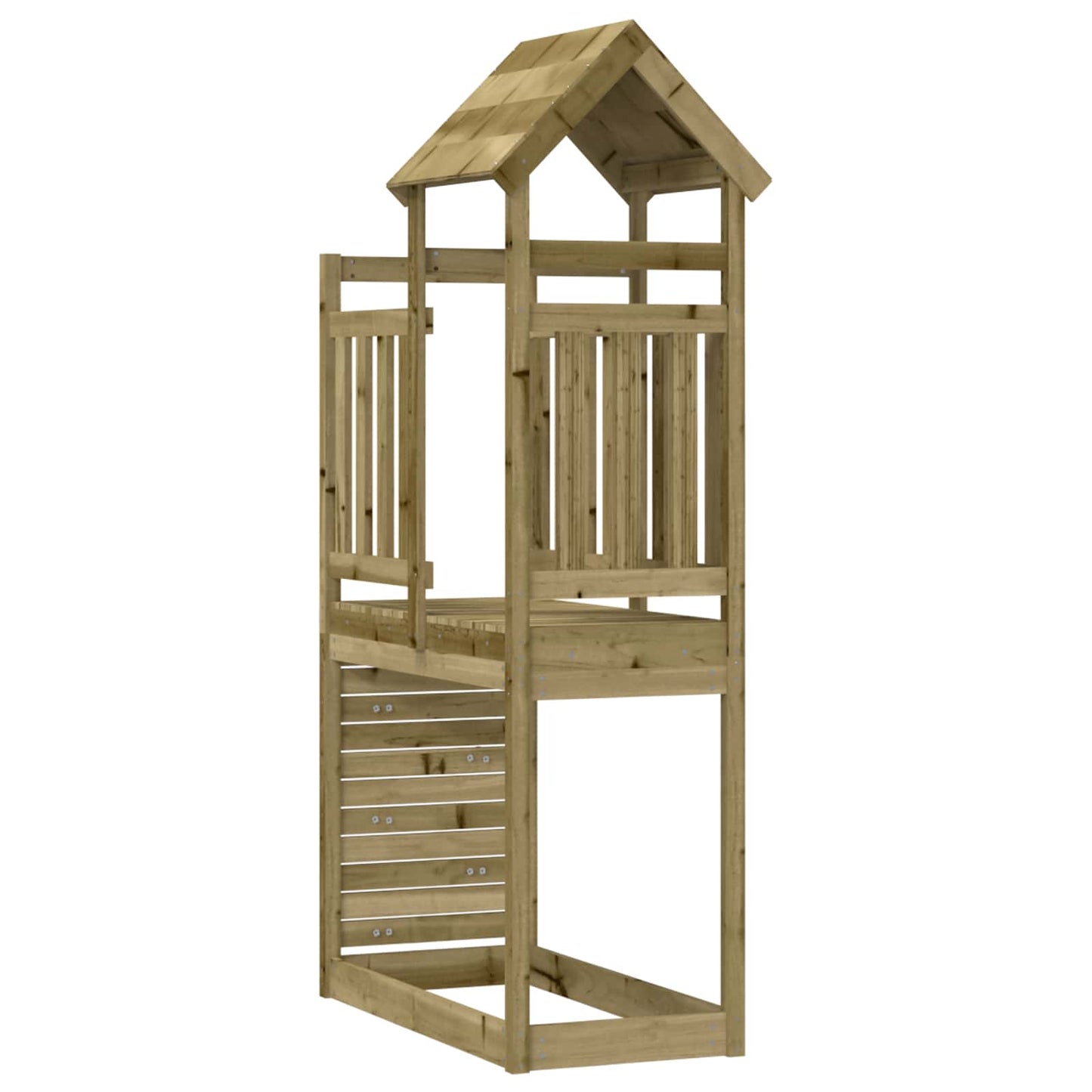Torre da Gioco Marrone Legno Impregnato Solido | homemem39