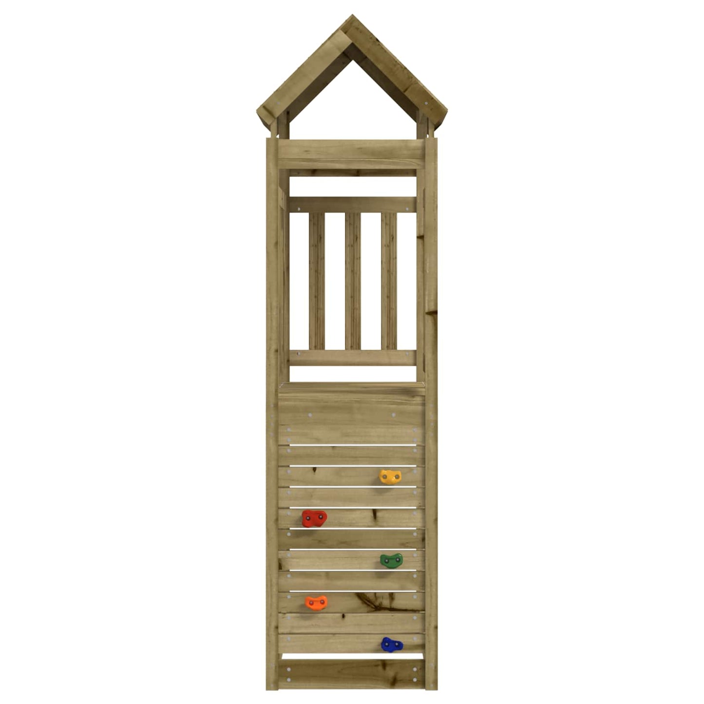 Torre da Gioco Marrone Legno Impregnato Solido | homemem39