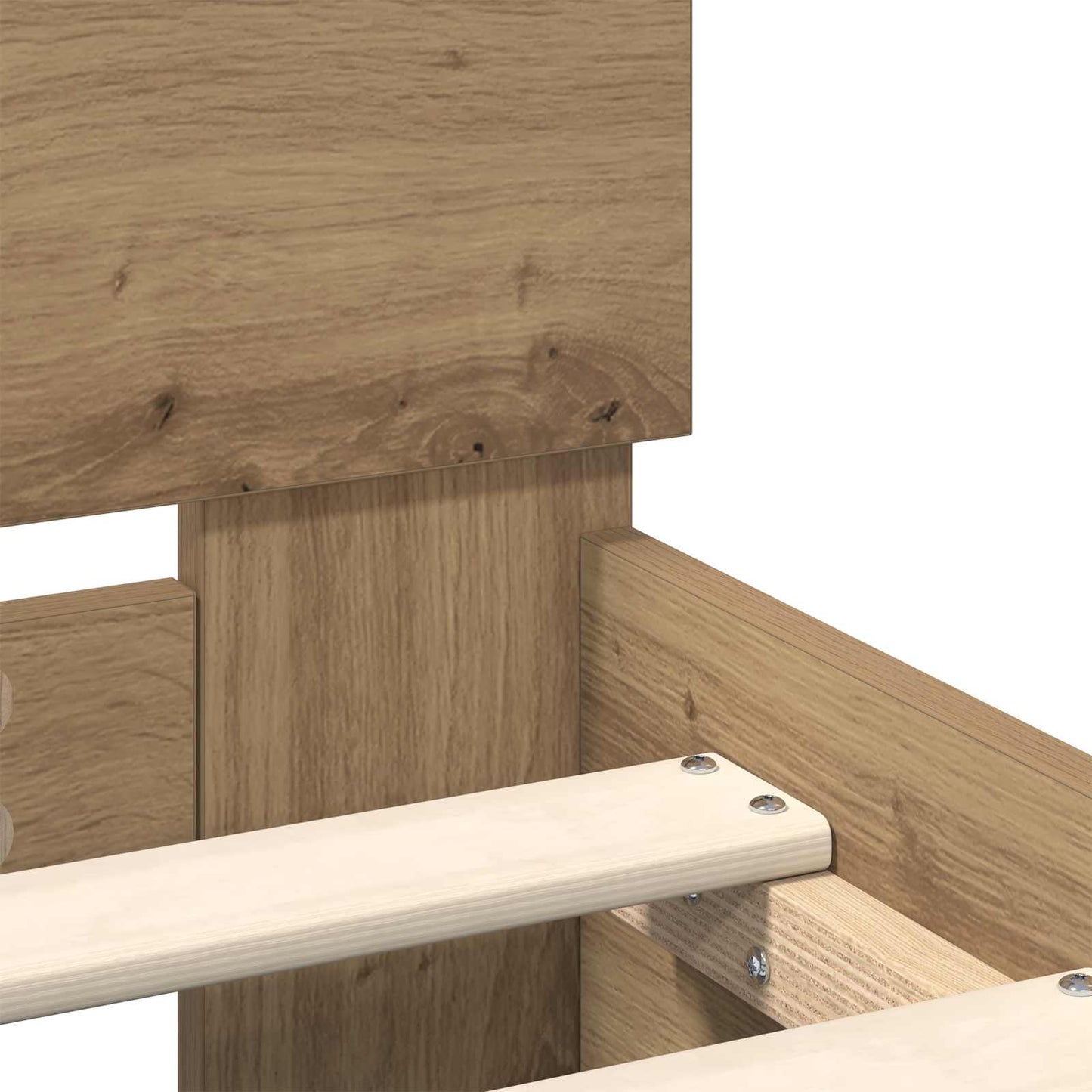 Struttura del letto Rovere artigianale 140 x 200 cm | homemem39