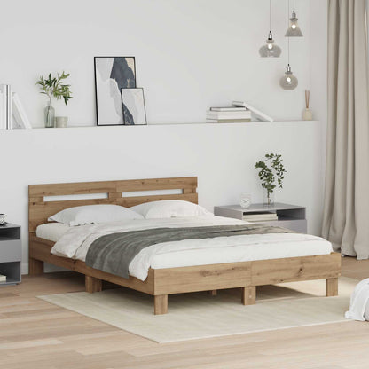 Struttura del letto Rovere artigianale 140 x 200 cm | homemem39
