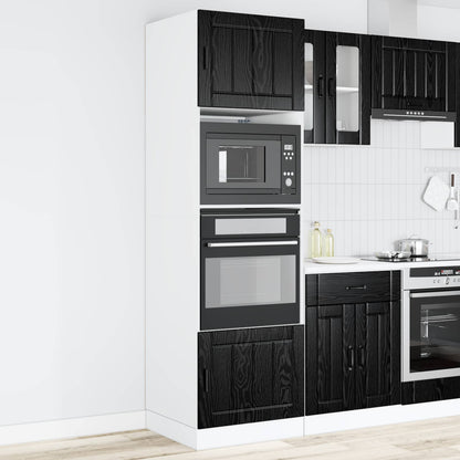 Pannello lavastoviglie Rovere Nero 60 x 57 x 207 cm | homemem39