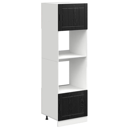 Pannello lavastoviglie Rovere Nero 60 x 57 x 207 cm | homemem39