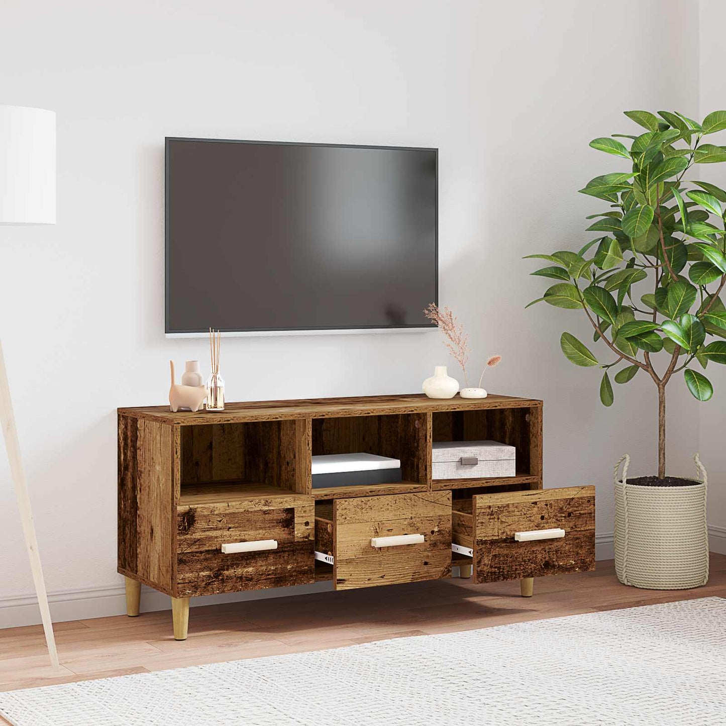 Mobile TV Legno vecchio 102 x 36 x 50 cm Legno multistrato