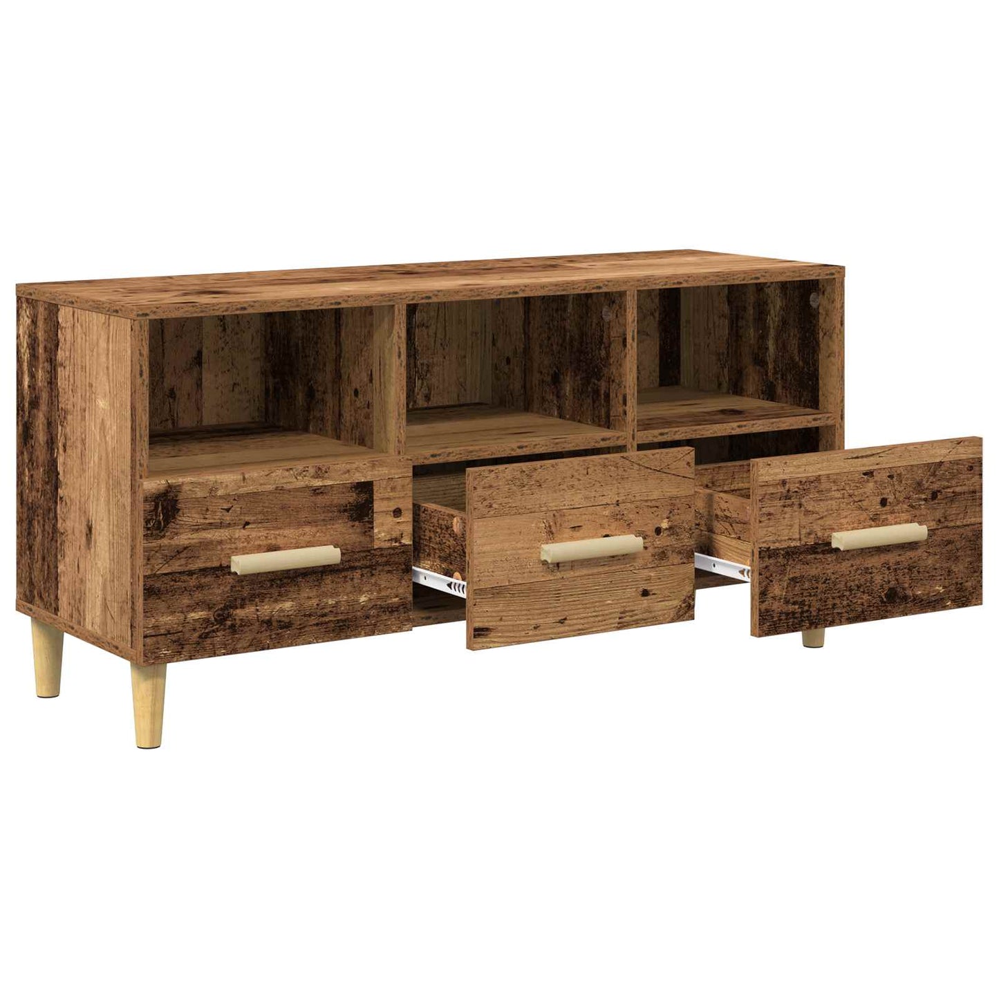 Mobile TV Legno vecchio 102 x 36 x 50 cm Legno multistrato | homemem39