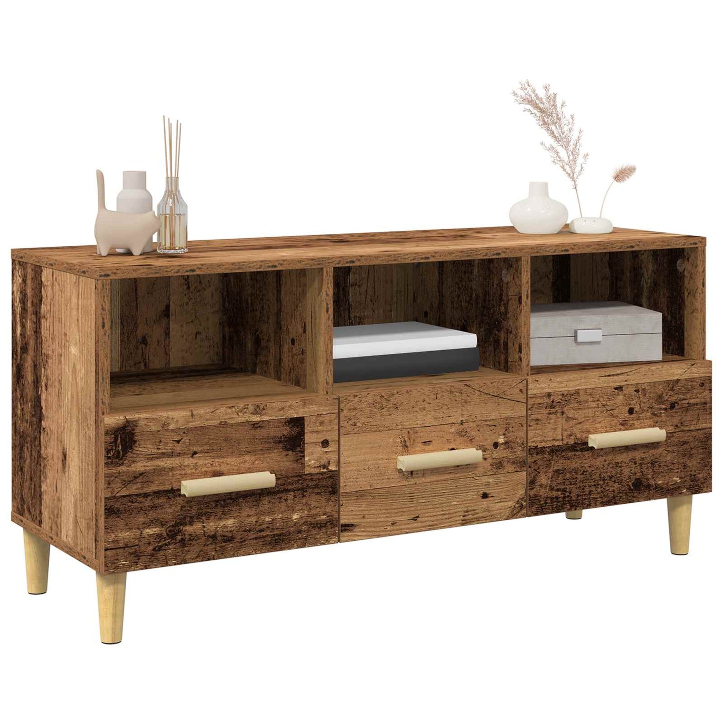 Mobile TV Legno vecchio 102 x 36 x 50 cm Legno multistrato | homemem39