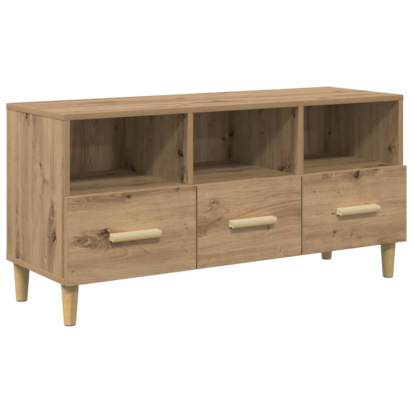 Mobile TV Rovere Artigianale 102 x 36 x 50 cm Legno multistrato | homemem39