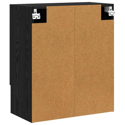 Armadietto a muro Rovere Nero 60 x 31 x 70 cm Legno multistrato | homemem39