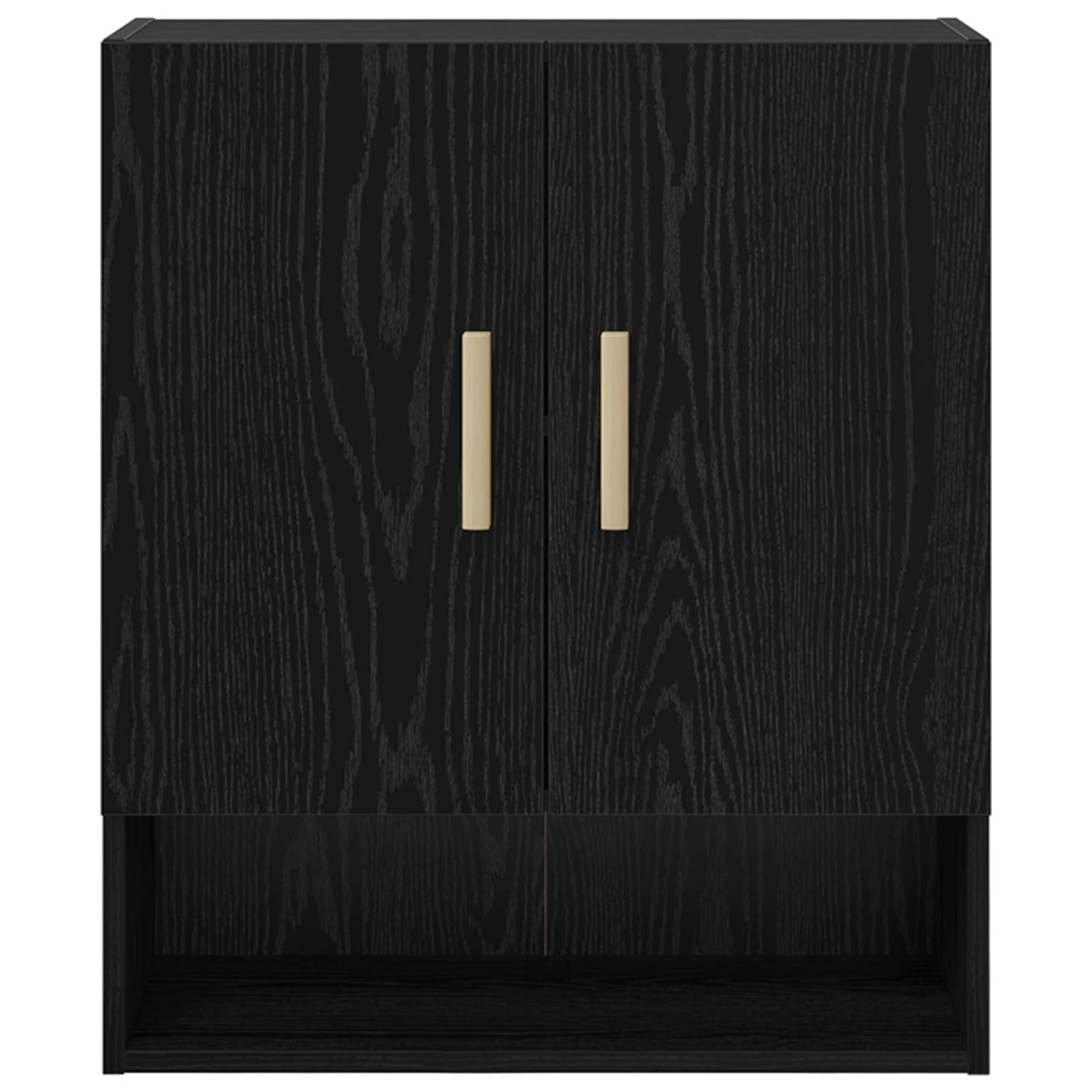 Armadietto a muro Rovere Nero 60 x 31 x 70 cm Legno multistrato | homemem39
