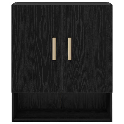 Armadietto a muro Rovere Nero 60 x 31 x 70 cm Legno multistrato | homemem39