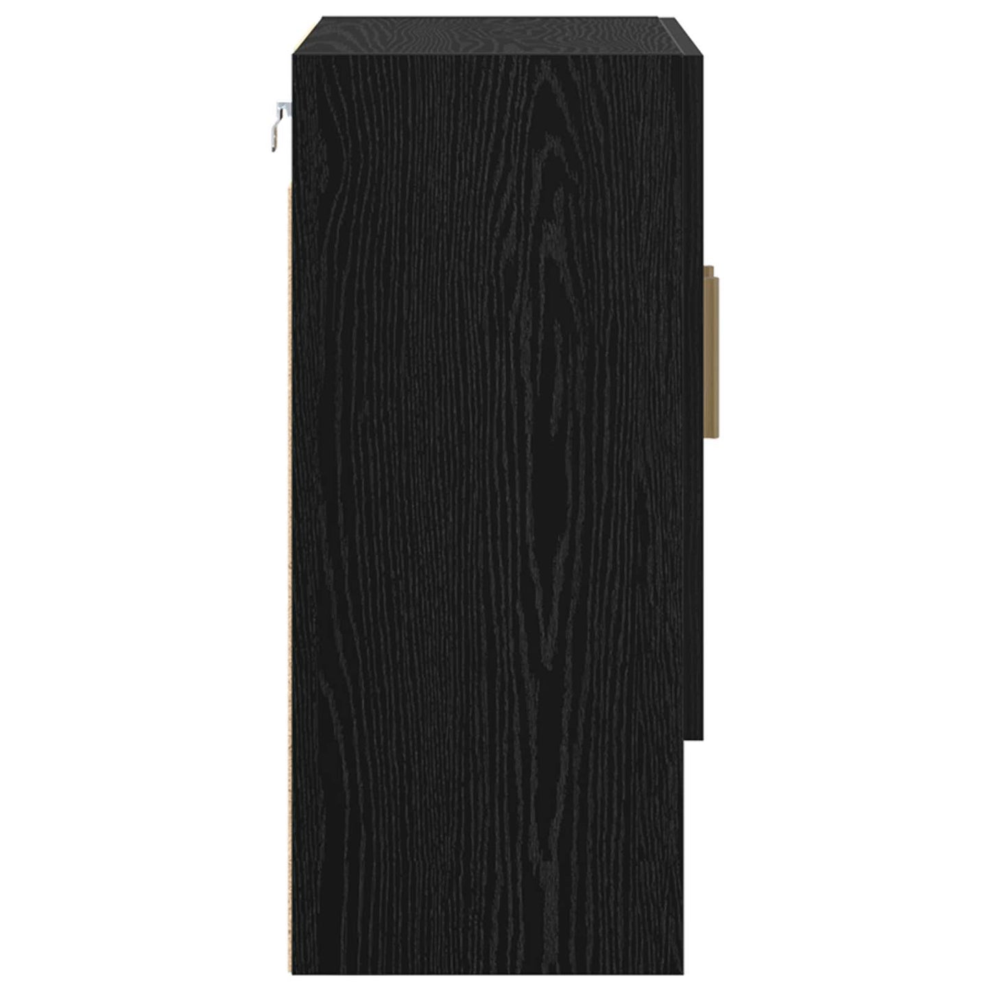 Armadietto a muro Rovere Nero 60 x 31 x 70 cm Legno multistrato