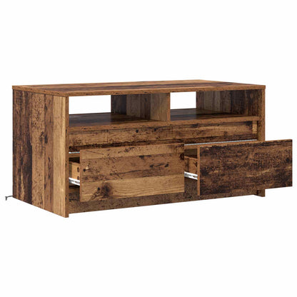 Tavolino da salotto con cassetto Legno vecchio 90 x 50 x 45 cm | homemem39