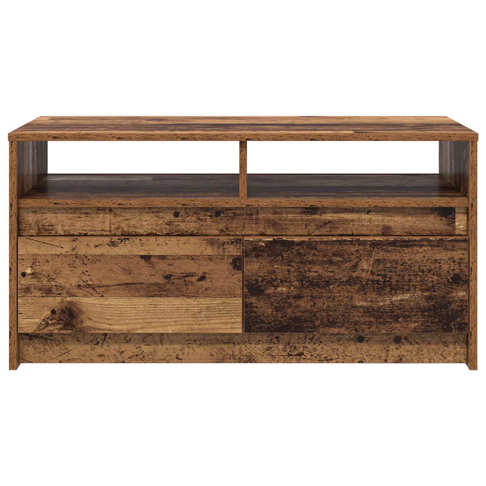 Tavolino da salotto con cassetto Legno vecchio 90 x 50 x 45 cm | homemem39