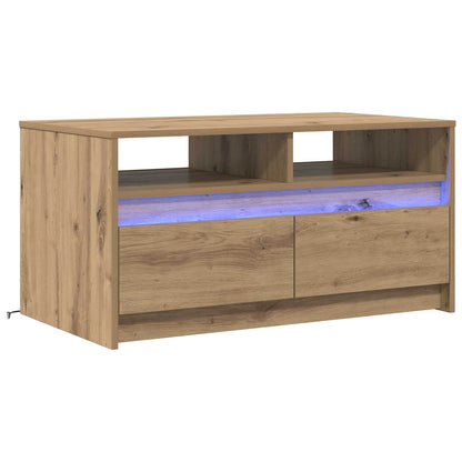 Tavolino da salotto Rovere Artigianale 90 x 50 x 45 cm | homemem39