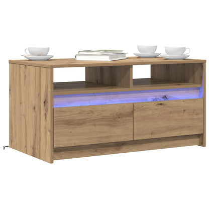 Tavolino da salotto Rovere Artigianale 90 x 50 x 45 cm | homemem39