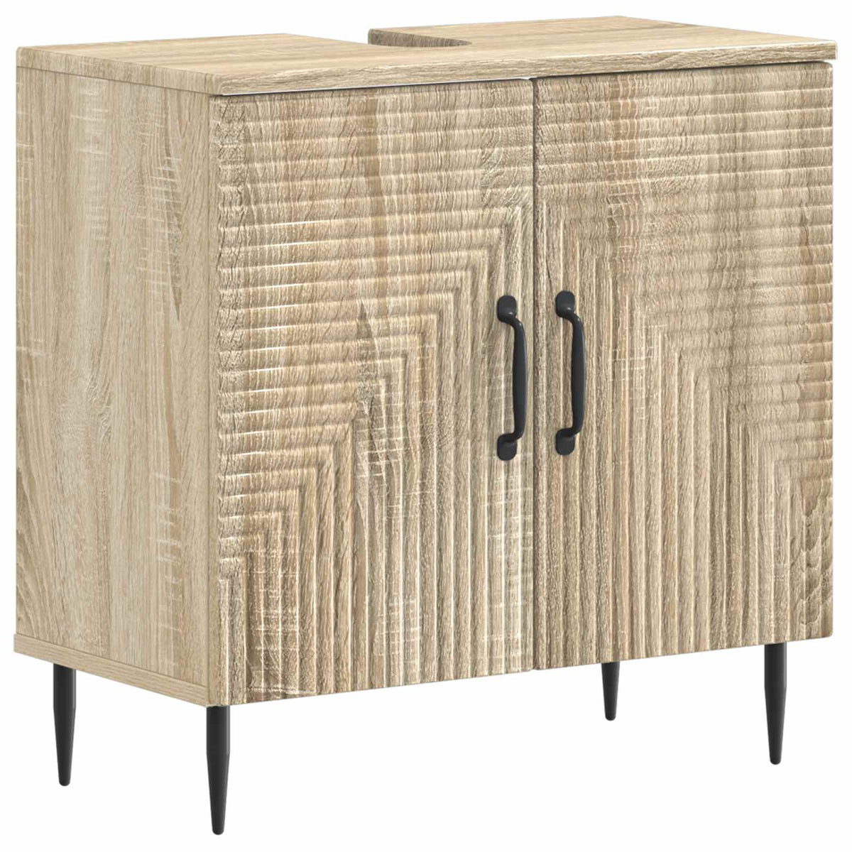 Set di Armadi da Bagno da 2 Pezzi HAARLEM Rovere Sonoma - homemem39